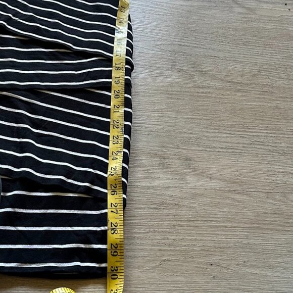 White House Black Market Striped Midi Shapewear built in dress Womens 6. - Picture 2 of 5